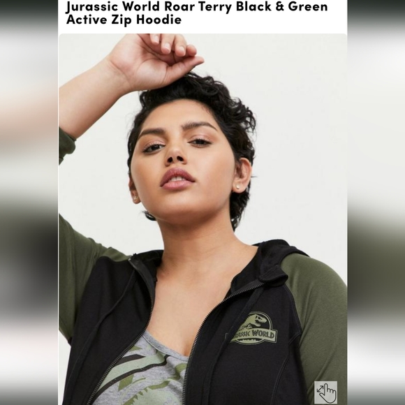 Jurassic World Roar Active Zip Hoodie - Picture 10 of 12